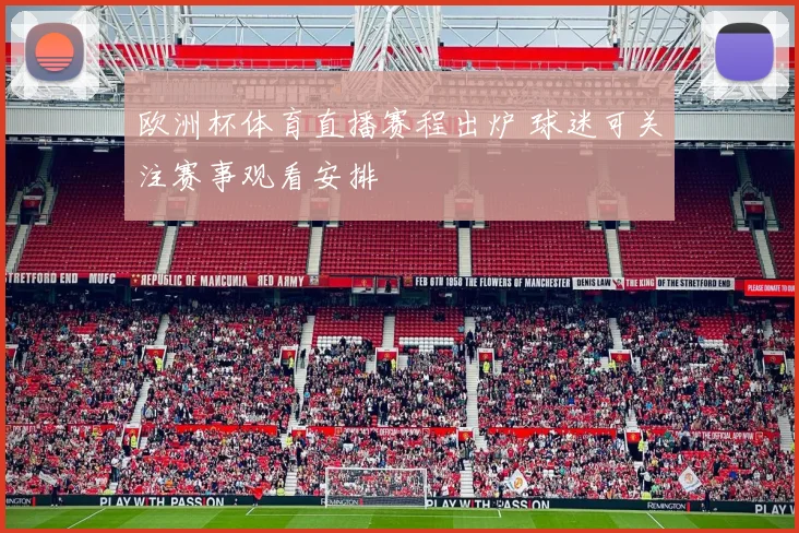 欧洲杯体育直播赛程出炉 球迷可关注赛事观看安排